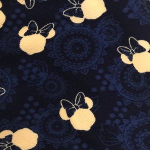 NEW LuLaRoe Disney Cassie Skirt XL Minnie Blue